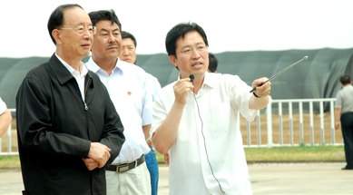 原中共中央書記處書記、中紀(jì)委副書記何勇視察我公司